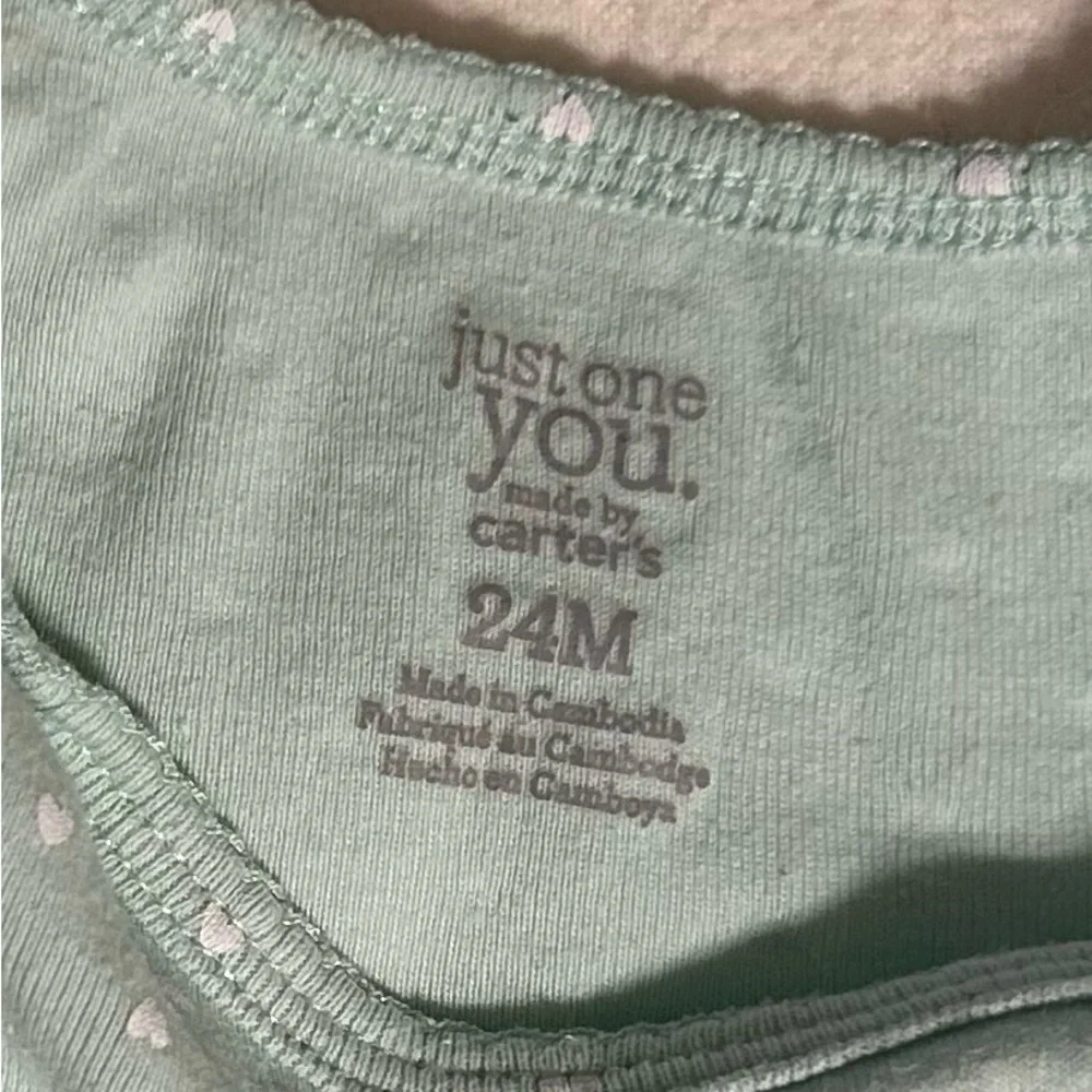 Carters adorable mint